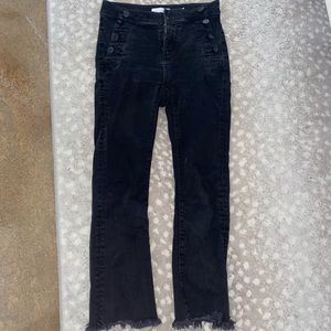 Loft size 00 black flare jeans